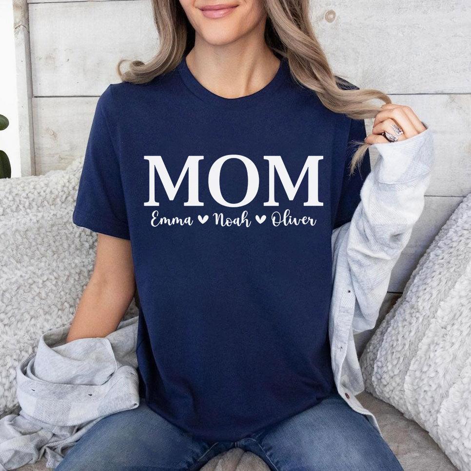 Personalisiertes Mama Sweatshirt mit Namen der Kinder - Geschenke für Mütter - GiftHaus