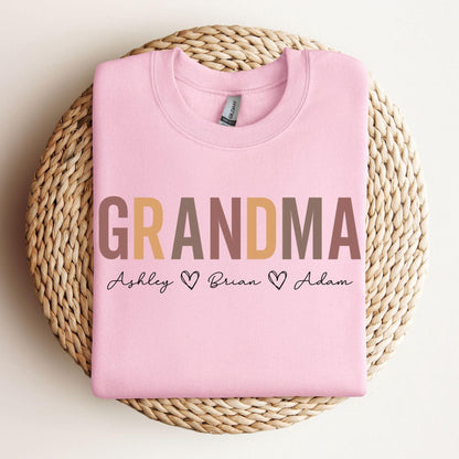 Personalisiertes Oma-Sweatshirt mit Namen - Oma Geschenk - GiftHaus