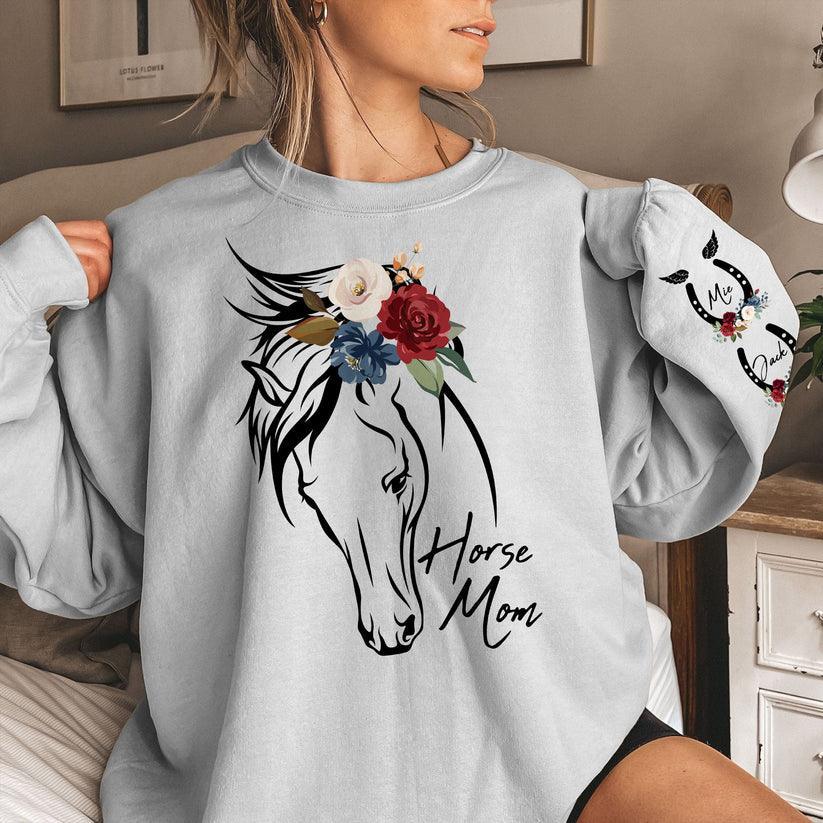 Personalisiertes Pferdemama Sweatshirt - GiftHaus