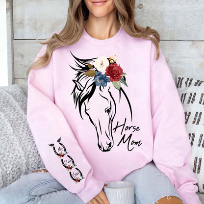 Personalisiertes Pferdemama Sweatshirt - GiftHaus