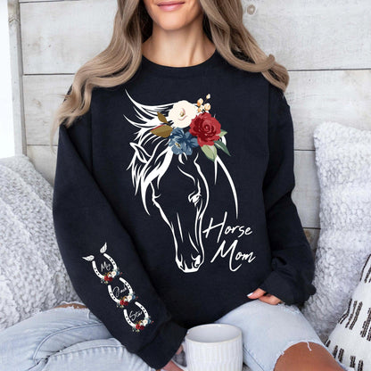 Personalisiertes Pferdemama Sweatshirt - GiftHaus