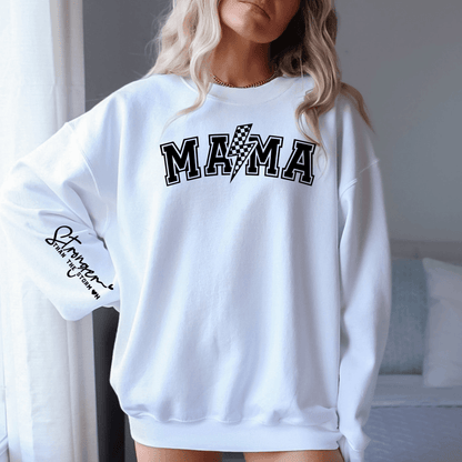 Personalisiertes 'Stärke-Mama' Sweatshirt - Initialen nach Wahl - GiftHaus