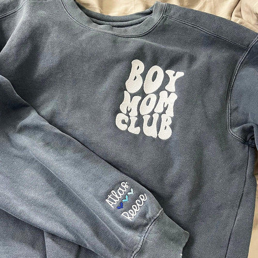 Personalisiertes Sweatshirt für Mütter von Söhnen - Liebevolles Geschenk zum Muttertag - GiftHaus