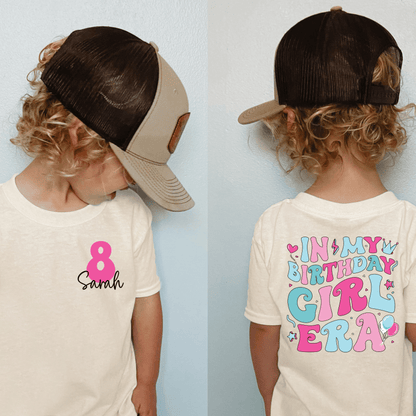 Personalized 'In My Birthday Girl Era' Festive Tee For Her Special Day - GiftHaus