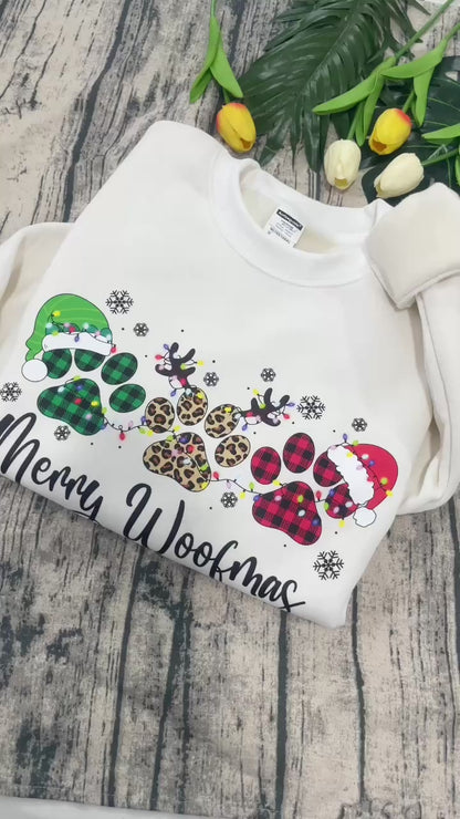 Merry and Bright Sweatshirt - Christmas Sweatshirt for Women