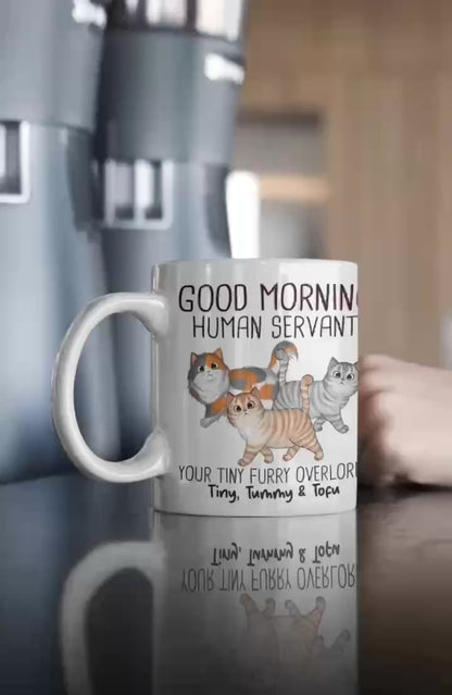 Personalisierte Kaffeetasse als Geschenk für Katzenliebhaber
