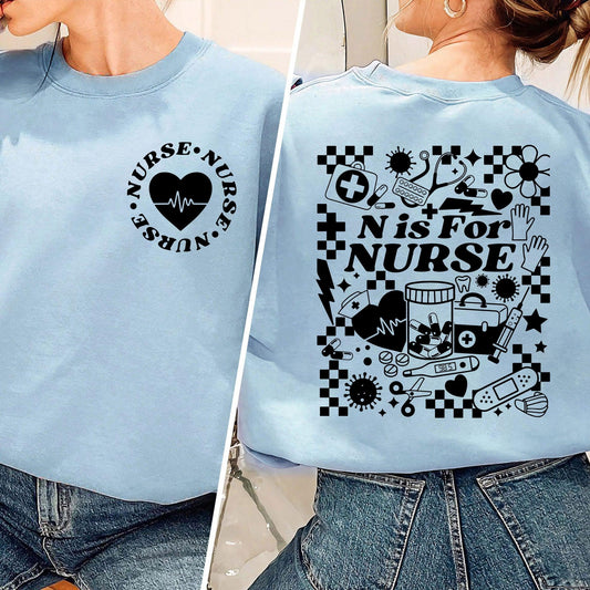 Retro Krankenschwester Sweatshirt - Geschenk für Krankenschwester - GiftHaus