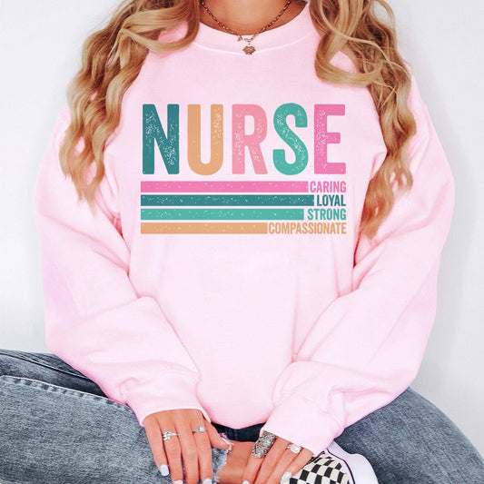 Retro Krankenschwester Sweatshirt und Shirts- Geschenk für Krankenschwester - GiftHaus