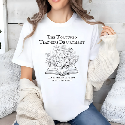 Tortured Teachers Department - Lustiges T-Shirt für Pädagogen