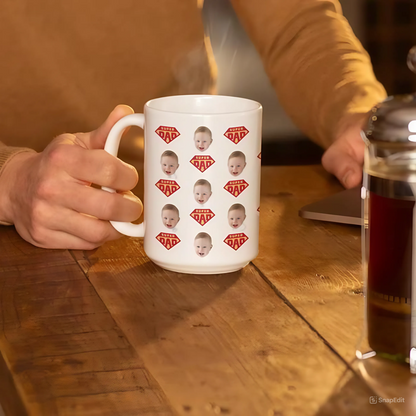 Baby Face Mug For Mom Dad Birthday Gift