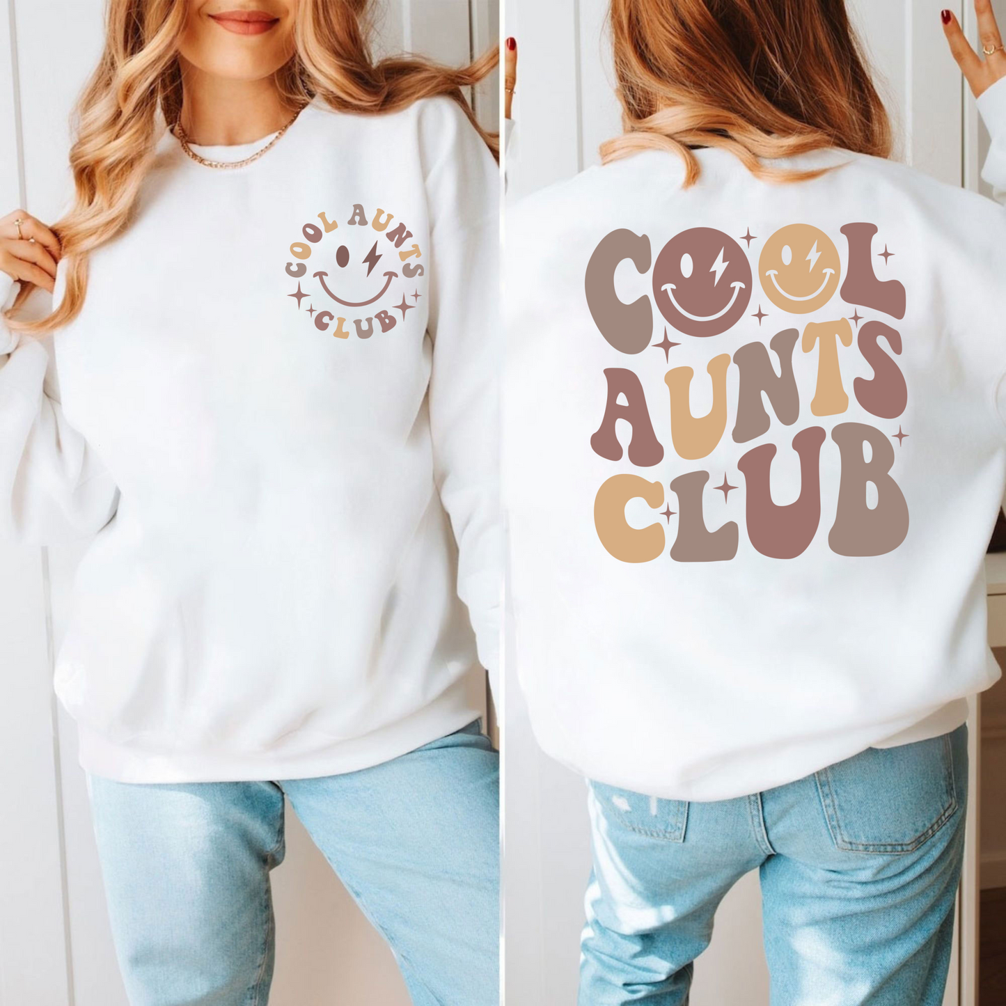 Besonderes Geschenk für Tante – Einzigartige Hommage zum Muttertag, Cool Aunts Club Shirt