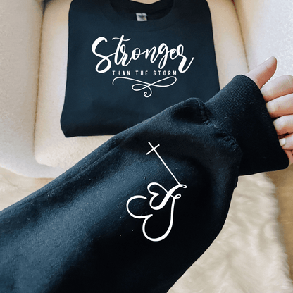 Stärker als der Sturm - Inspirations-Sweatshirt - GiftHaus