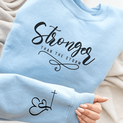 Stärker als der Sturm - Inspirations-Sweatshirt - GiftHaus