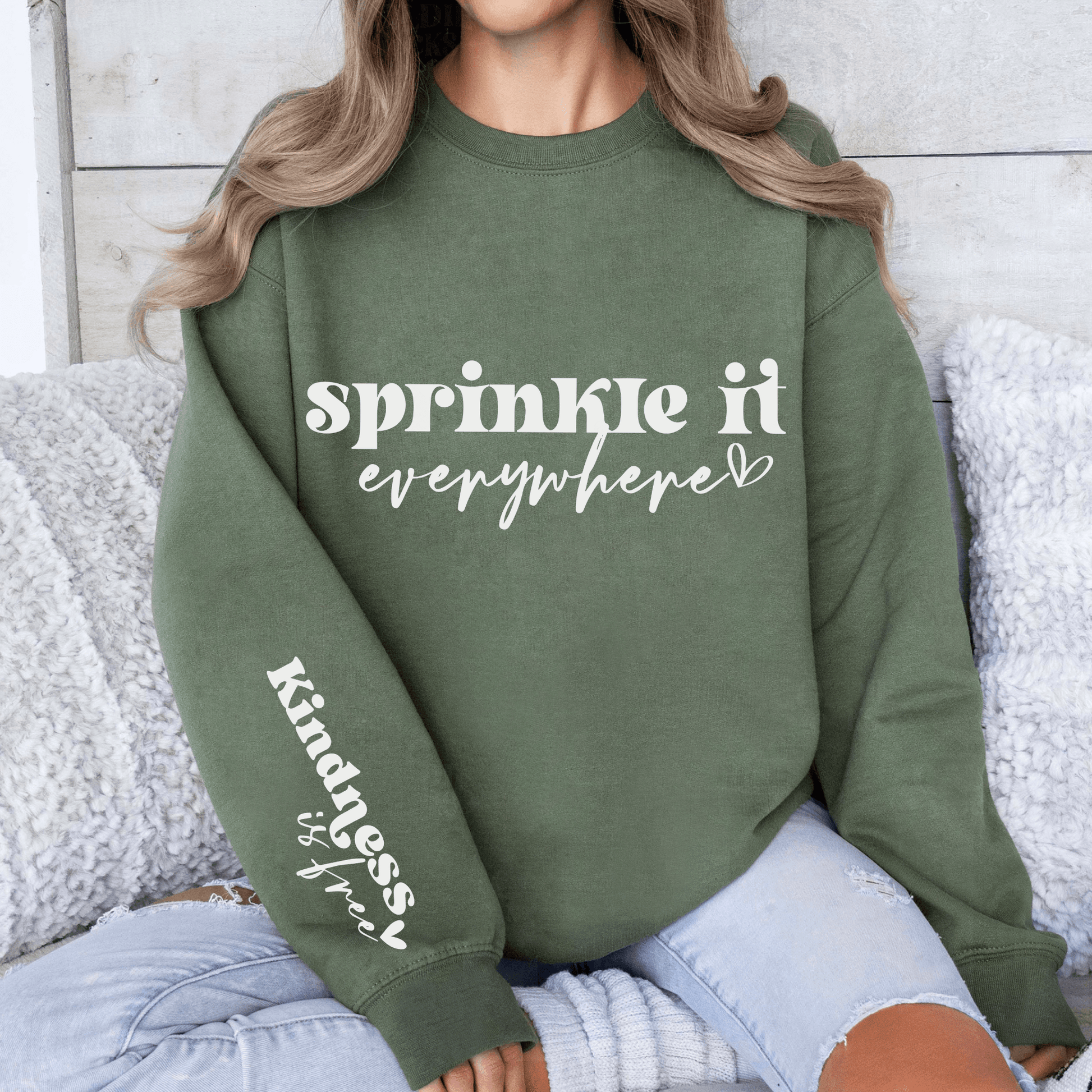 Streue Freundlichkeit Sweatshirt - Geschenk für Jeden Anlass - GiftHaus