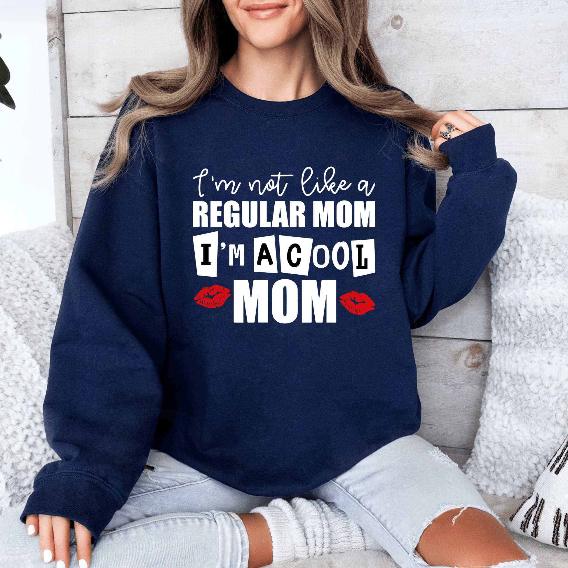 Stylisches 'Coole Mama' Sweatshirt - Ideal für Freizeit - Mit Witzigem Spruch - GiftHaus