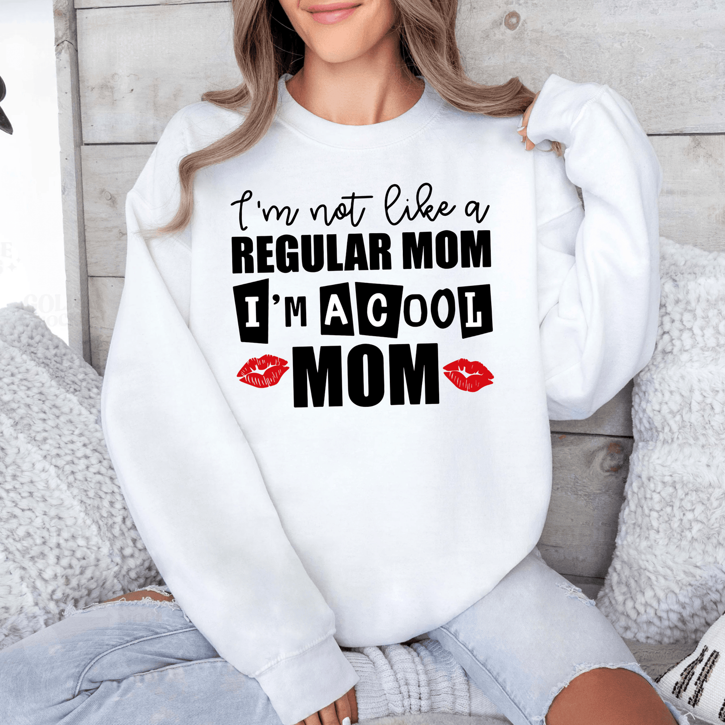Stylisches 'Coole Mama' Sweatshirt - Ideal für Freizeit - Mit Witzigem Spruch - GiftHaus