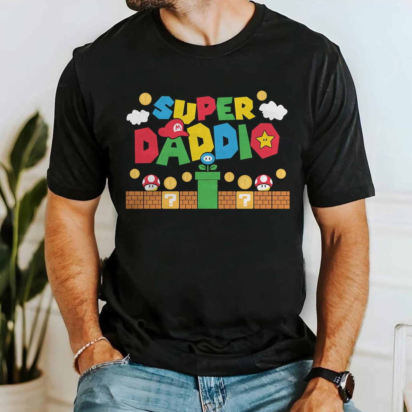 Super Daddio Spiel Shirt und Hoodie - Geschenk für Papa - GiftHaus