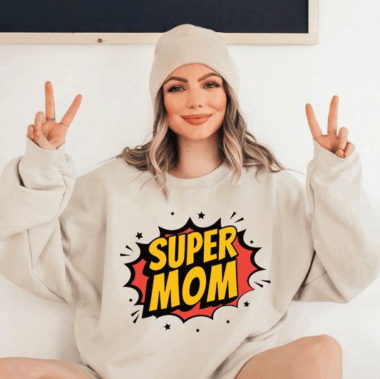 Superhelden-Mama Sweatshirt - Für Mütter mit Superkräften - GiftHaus