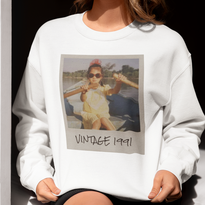 Personalized Vintage Photo and Year Shirt for Special Occasions