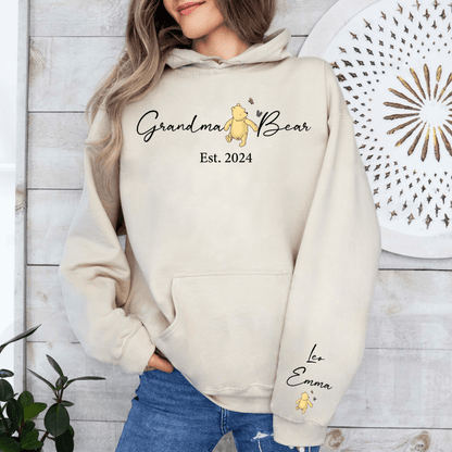 Sweatshirt "Oma Bär" Personalisiert – Gegründet 2024 - GiftHaus