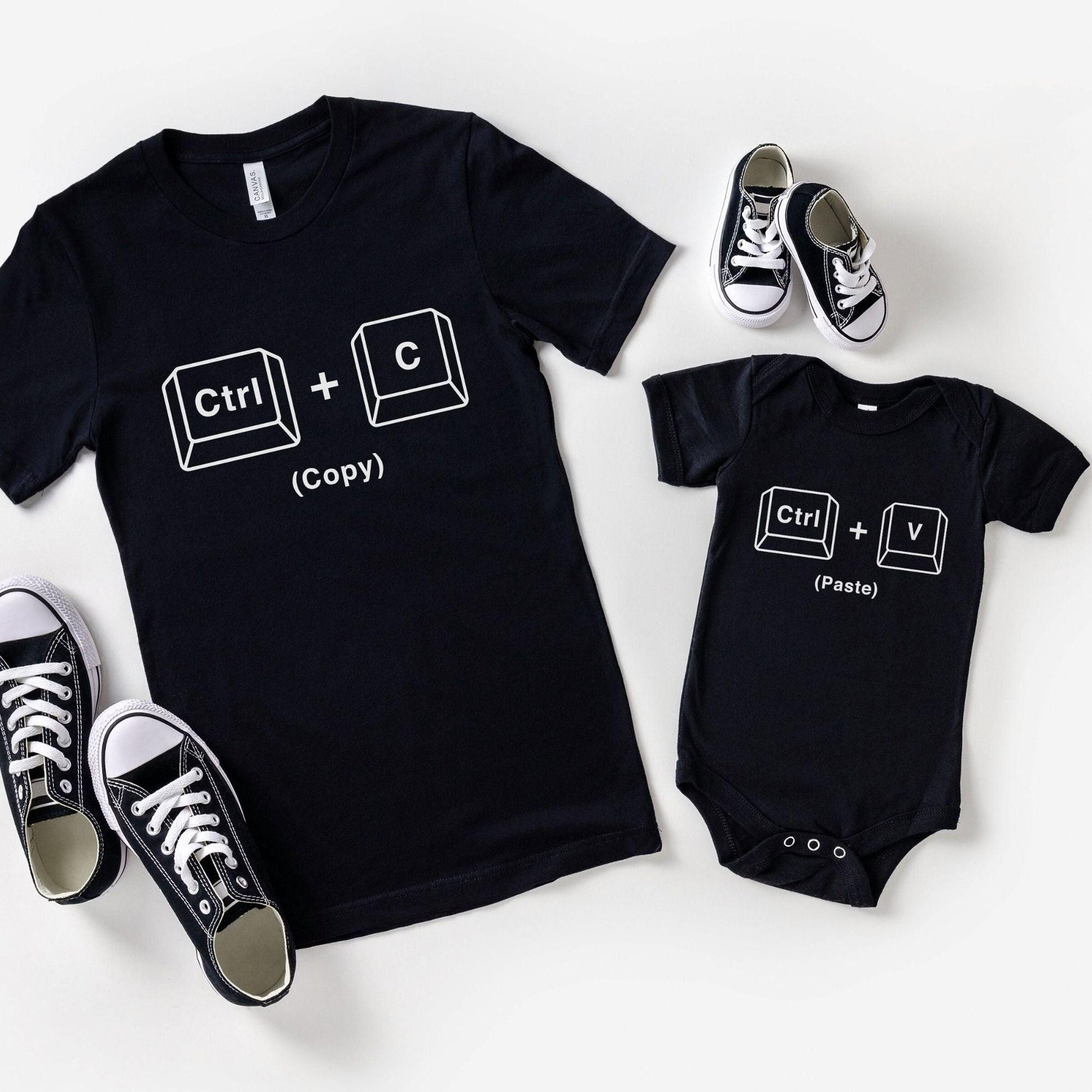 T-Shirt Set zum Kopieren und Einfügen – Passende Shirt für Vater und Baby - GiftHaus