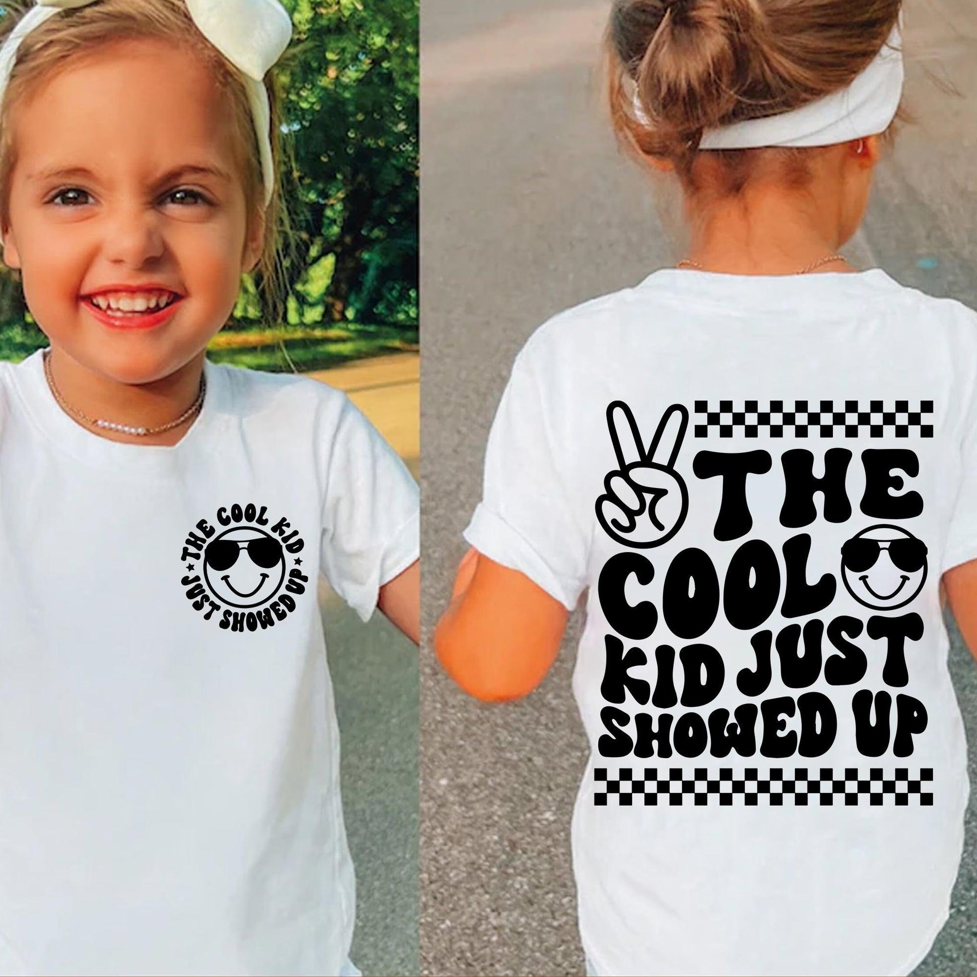 The Cool Kid Just Showed Up Shirt - Geschenk für Kinder - GiftHaus