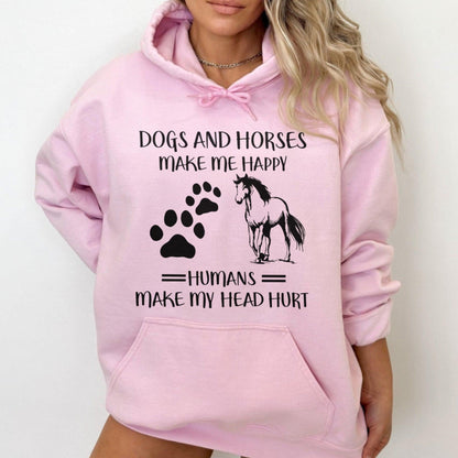 Tierliebe Gemütlichkeit - Dogs & Horses Sweatshirt - GiftHaus