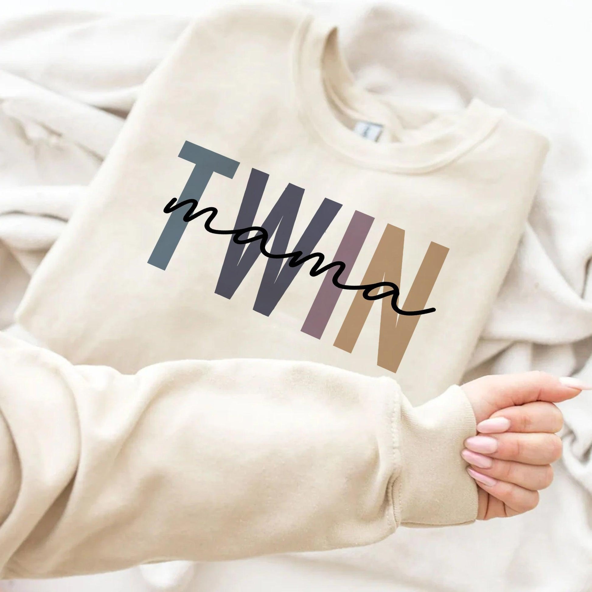 Twin Mom Sweatshirt - Geschenk für Mama - GiftHaus