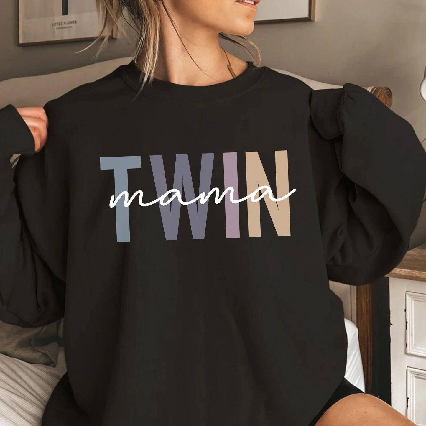 Twin Mom Sweatshirt - Geschenk für Mama - GiftHaus