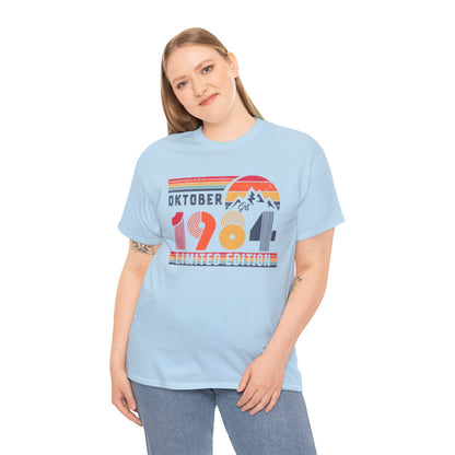 40. Geburtstag Retro Shirt, 1984 Geburtstag Sweatshirt Geschenk - Anpassbares Geburtsjahr Nummer Shirt für Frauen