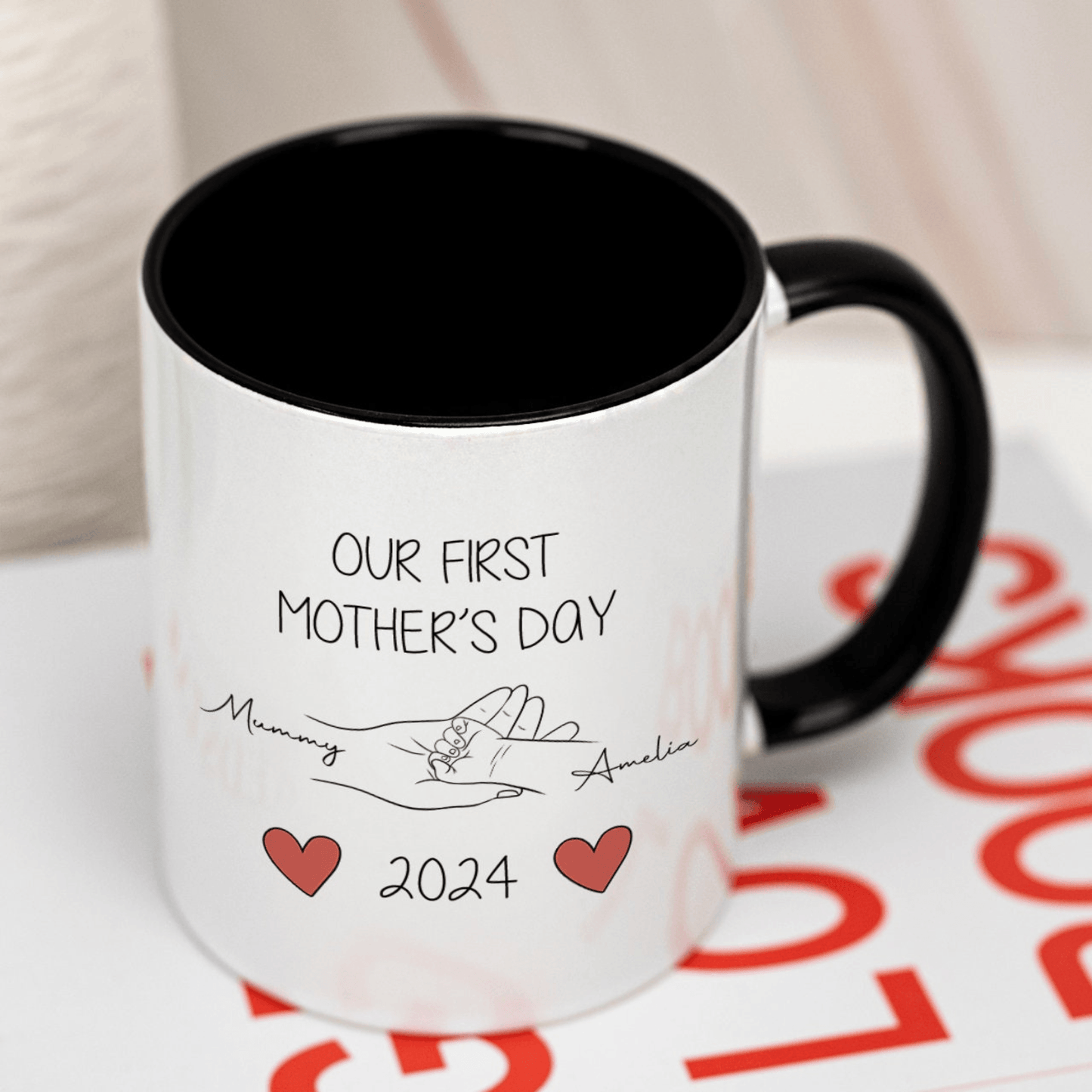 "Unser Erstes Muttertag" - Personalisierter Erinnerungsbecher - GiftHaus