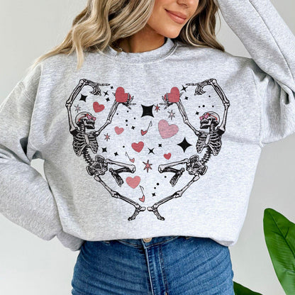 Valentinstag-Sublimations-Skelettpullover - GiftHaus