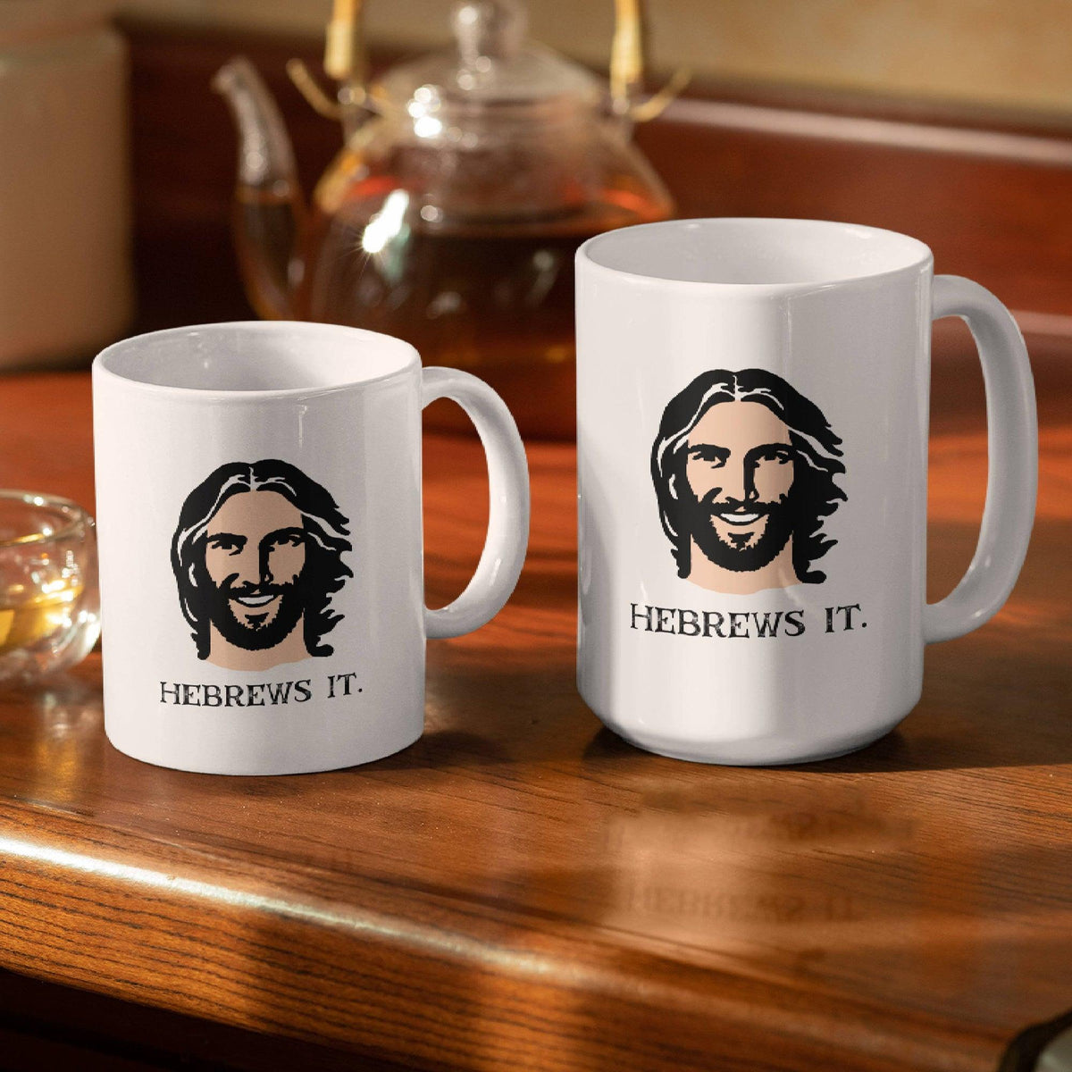 Wie bereitet Jesus seinen Kaffee? – Scherztasse – GiftHaus
