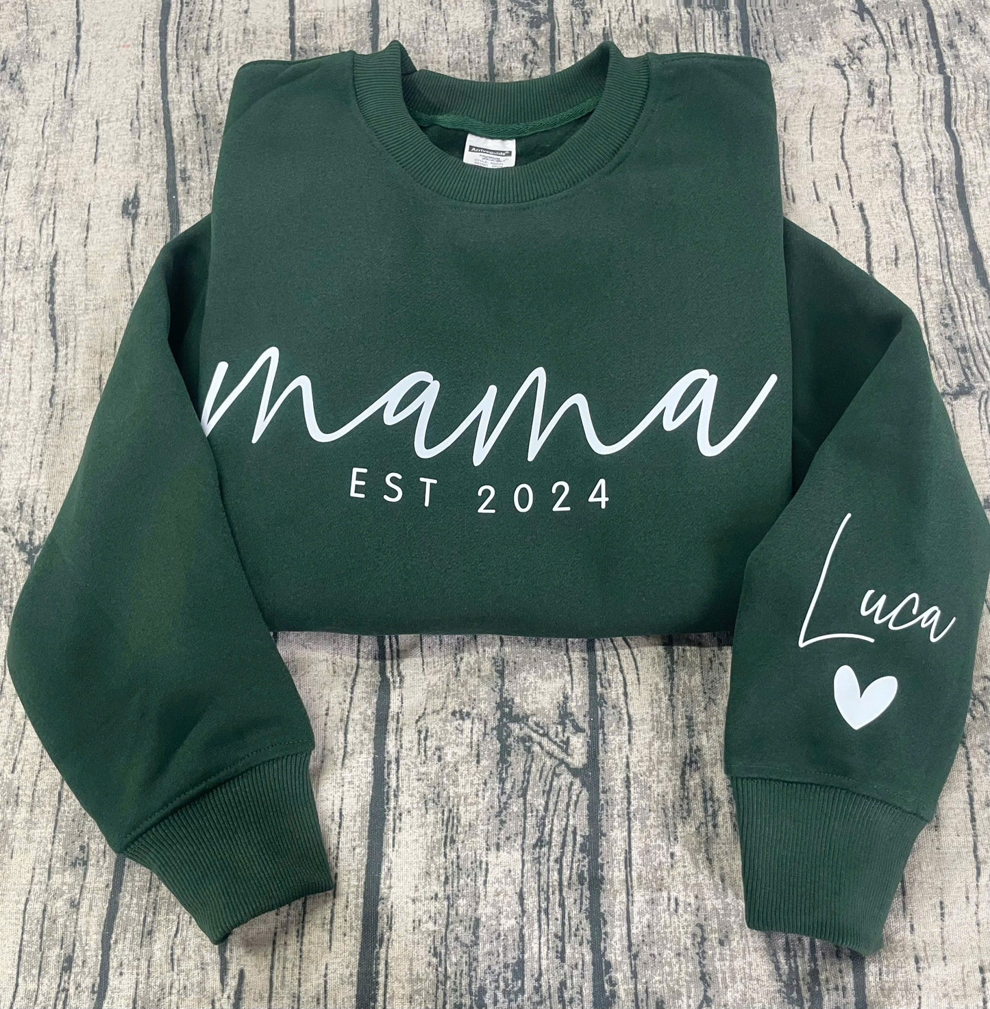 Personalisiertes Mama-Sweatshirt mit Kindernamen - Geschenk für Mama